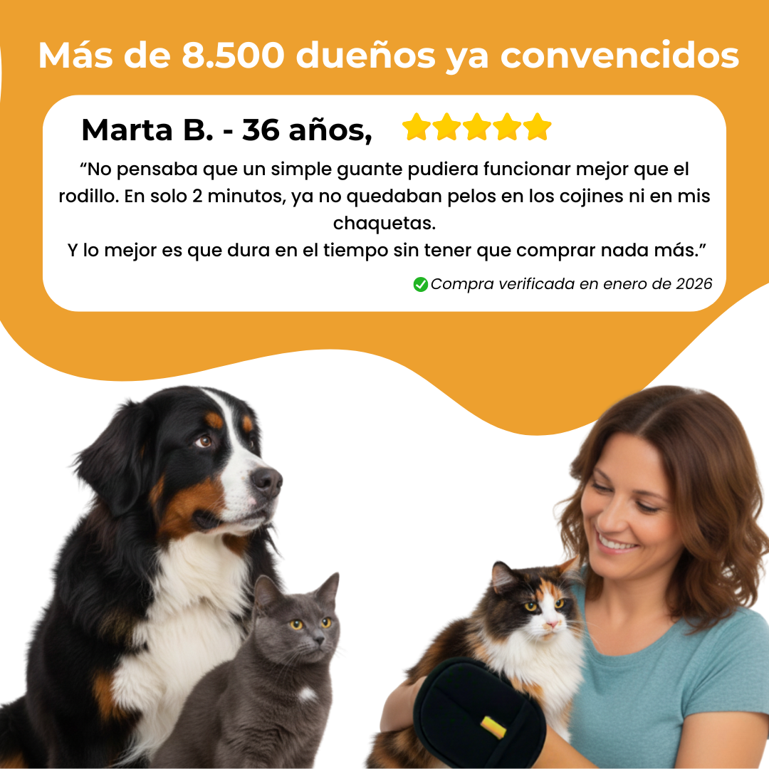 Guante Quitapelos Reutilizable y Ecológico